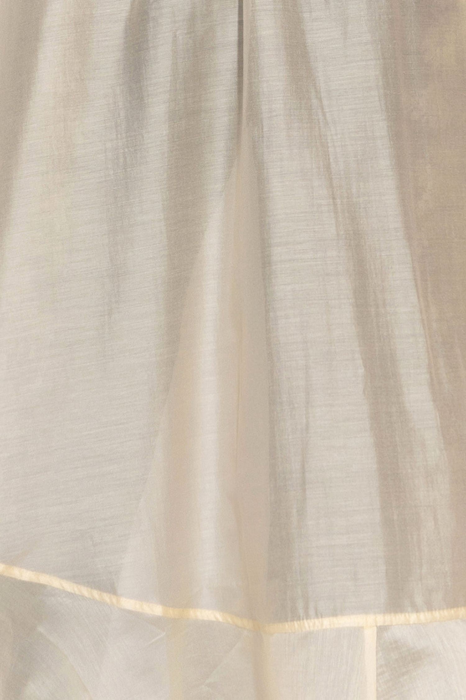 LYOCELl AND VISCOSE LONG RUFFLED TUNIC - FROZEN LOTUS JIORO ДЪЛГА ТУНИКА С ВОЛАНИ ОТ ЛИОСЕЛ И ВИСКОЗА – FROZEN LOTUS JIORO