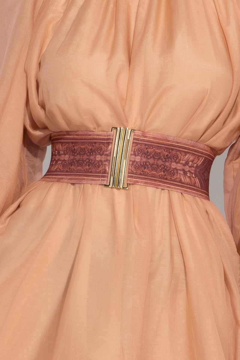 WIDE ELASTIC BELT WITH BUCKLE - ANCIENT TOWN JIORO ЕЛАСТИЧЕН ШИРОК КОЛАН С КАТАРАМА - ANCIENT TOWN JIORO