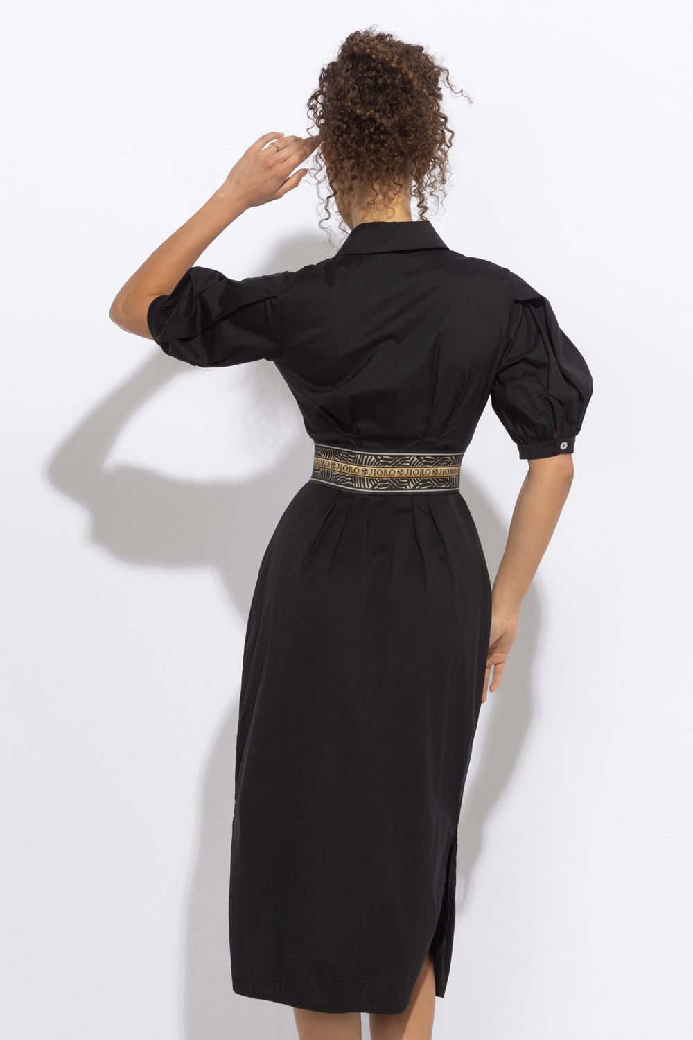 WIDE ELASTIC BELT WITH ZIPPER - MIDNIGHT BUTTERFLIES JIORO ЕЛАСТИЧЕН ШИРОК КОЛАН С ЦИП - MIDNIGHT BUTTERFLIES JIORO