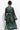 VISCOSE CAFTAN WITH FEATHERS - LEO NEON GREEN JIORO КАФТАН ОТ ВИСКОЗА С ПЕРА - LEO NEON GREEN JIORO
