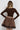 LYOCELL CUPRO MINI SKIRT - MOCHA MOUSSE LOGO JIORO МИНИ ПОЛА ОТ ЛИОСЕЛ – MOCHA MOUSSE LOGO JIORO