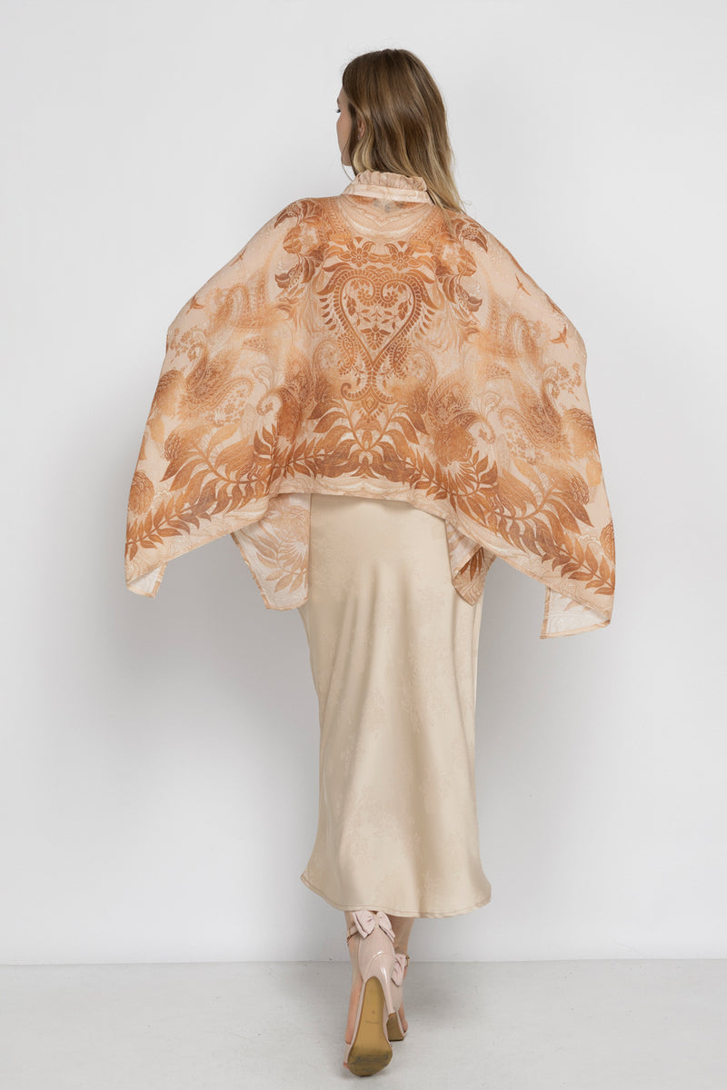 BOXY TUNIC - SUNSET JIORO ТУНИКА СЪС СВОБОДЕН СИЛУЕТ - SUNSET JIORO