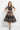 MESH SKIRT WITH ELASTIC WAIST AND VISCOSE LINING - GRAFFITI POWDER