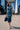 SLEEVELESS FITTED SCUBA DRESS - SHADES OF BLUE JIORO ВТАЛЕНА РОКЛЯ БЕЗ РЪКАВИ - SHADES OF BLUE JIORO