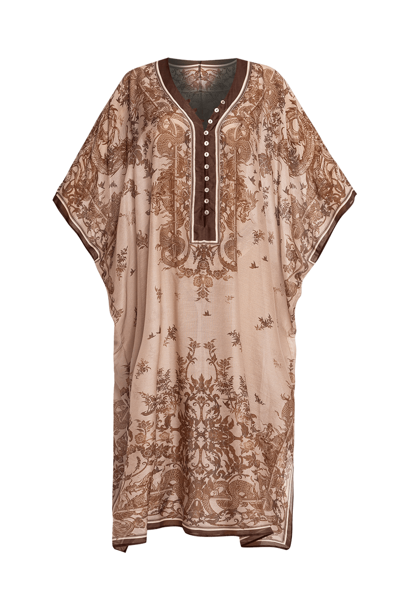 КАФТАН ОТ ПАМУК КОПРИНА - ASIA BEIGE
