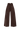 HIGH-WAISTED WIDE-LEG PANTS IN SUEDE-EFFECT DARK BROWN - ESSENTIALS JIORO ПАНТАЛОН С ВИСОКА ТАЛИЯ И ШИРОКИ КРАЧОЛИ С ЕФЕКТ НА ВЕЛУР В КАФЯВО - ESSENTIALS JIORO