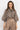 BOHEMIAN MOCHA LYOCELL BLOUSE WITH PUFF SLEEVES AND TIE-FRONT COLLAR - ESSENTIALS JIORO БОХЕМСКА РИЗА ОТ ЛИОЦЕЛ С БОГАТИ РЪКАВИ И ВРЪЗКА В МОКА JIORO