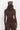 BROWN VISCOSE STRETCH BODYSUIT WITH DEEP V-NECK AND SUEDE TIE DETAIL - ESSENTIALS JIORO КАФЯВО БОДИ ОТ ВИСКОЗА С ДЪЛБОКО V-ОБРАЗНО ДЕКОЛТЕ И ВЕЛУРЕНИ ВРЪЗКИ - ESSENTIALS JIORO